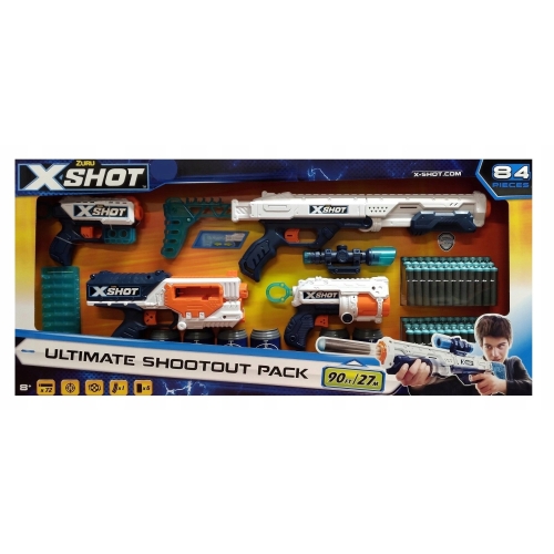 ZURU X-SHOT Ultimate Shootout Pack 84 ELEMENTY HIT