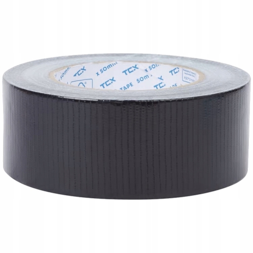 Taśma naprawcza zbrojeniowa profesjonalna 50 mb x 50 mm extra mocna CZARNA