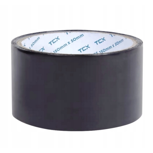 Taśma naprawcza do łatania Basen Ponton Materac Koło Rur CZARNA 150x50 mm 2