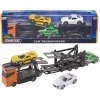Zestaw: Orange Laweta 3 Aut Mega Transporter Teamsterz Silver Gold Green