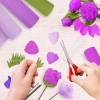 Kwiaty z papieru krepowanego Craft Sensations Zrób to sam prace kreatywne