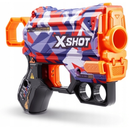 Pistolet na Strzałki Wyrzutnia Zuru X-shot SKINS MENACE MALICE 8 strzałek