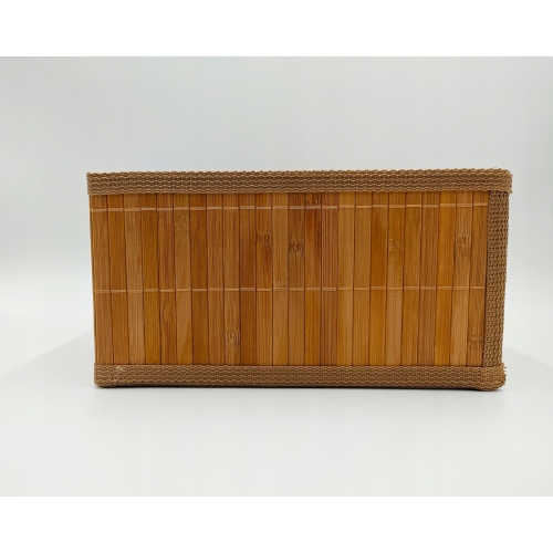 KOSZYK BAMBUSOWY ORGANIZER pudełko do przechowywania wymiar 24 x 18 x 13 cm