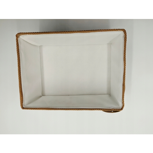 KOSZYK BAMBUSOWY ORGANIZER pudełko do przechowywania BRĄZOWY 24 x 18 x 13cm