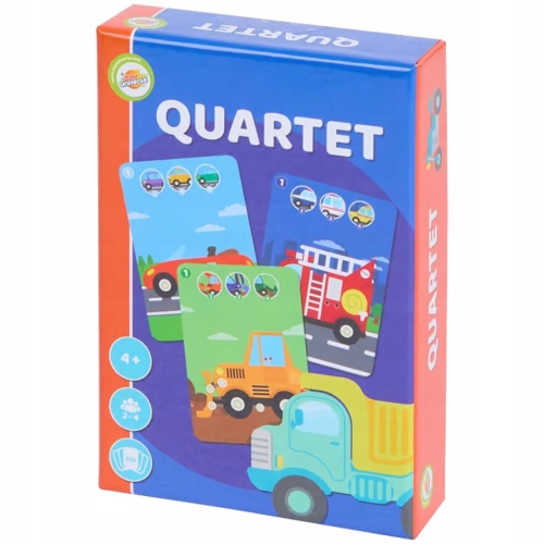 Talia kart do gry w kwartet Craft Universe wielka gra w kolory dinozaury 71