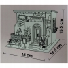Drewniany model do samodzielnego skladania TAILOR SHOP 3D z podświetleniem