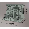 Drewniany model do samodzielnego skladania TAILOR SHOP 3D z podświetleniem