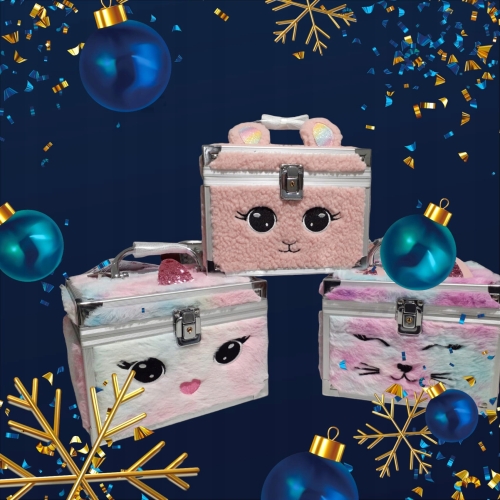 Kosmetyczka walizka dziecięca z produktami do makijażu I Love My Style 2024