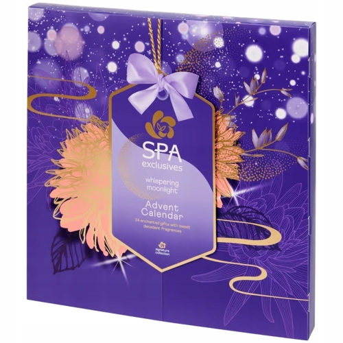 KALENDARZ ADWENTOWY Z KOSMETYKAMI 24 SZTUKI PREMIUM KOSMETYKI SPA VEGAN XXL