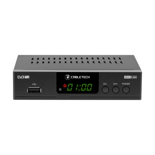 TUNER DEKODER DO TV NAZIEMNEJ TV DVB-T2 H.265 HEVC USB URZ0338A CABLETECH