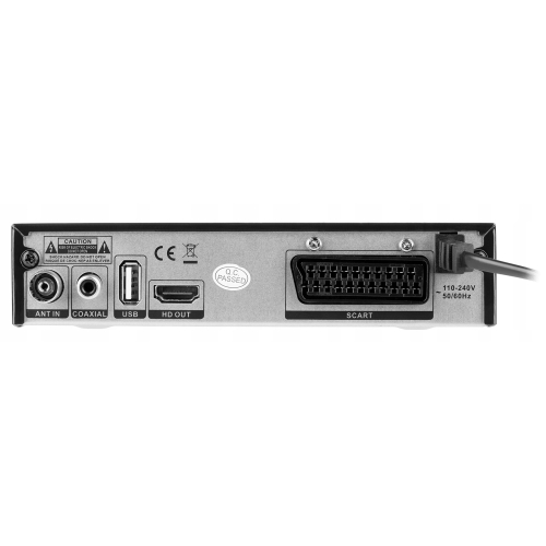 TUNER DEKODER DO TV NAZIEMNEJ TV DVB-T2 H.265 HEVC USB URZ0336C CABLETECH