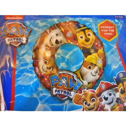 Dmuchane koło ratunkowe dla dzieci PSI PATROL 3D na basen plaże czerwony
