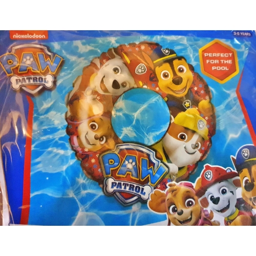 Dmuchane koło ratunkowe dla dzieci PSI PATROL 3D na basen plaże czerwony