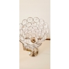 Lampa stołowa z osłoną z koralików Lumero Glamour