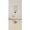 Lampa stołowa z osłoną z koralików Lumero Glamour