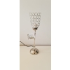 Lampa stołowa z osłoną z koralików Lumero Glamour