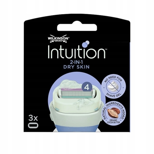 Wkłady do maszynek Wilkinson Sword Intuition Wilkinson z mydłem Blue 3szt.