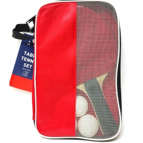 Rakietka Paletka do tenisa stołowego Ping Pong 2 rakietki 3 piłeczki Zestaw