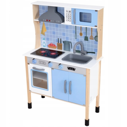 DREWNIANA KUCHNIA DLA DZIECI MINI MATTERS 70 x 30,5 x 103,5 cm + AKCESORIA