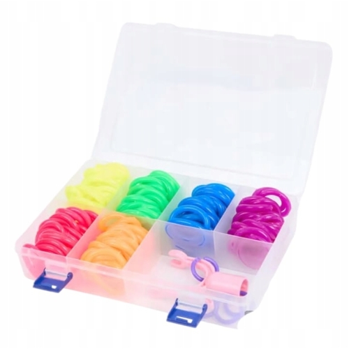 Gumki XXL do tworzenia bransoletek LOOM BANDS 144 ELEMENTÓW + AKCESORIA