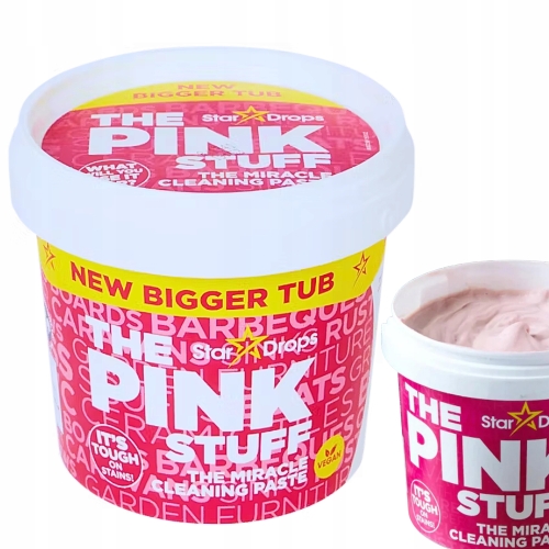 PASTA CZYSZCZĄCA 850g + DUŻY PŁYN CZYSZCZĄCY CLEANER 850ML THE PINK STUFF
