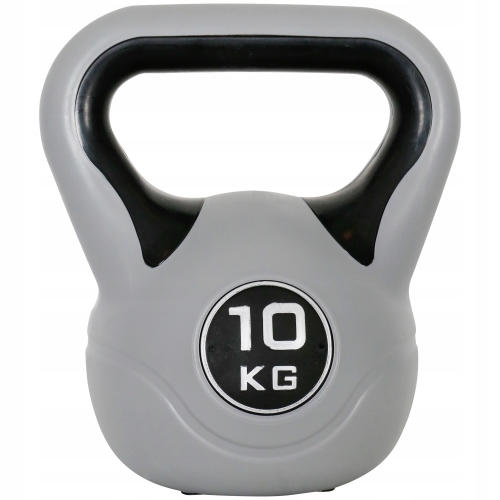Ciężarek odważnik Kettlebelle Kaytan 10 kg treningowy z uchwytem z tworzywa