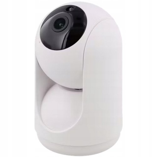 KAMERA OBROTOWA WEWNĘTRZNA WIFI FULL HD NIANIA ELEKTRONICZNA MICRO-SD BIAŁA