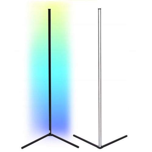 Lampa narożna LED Grundig RGB music sensor + pilot energooszczędna wysoka