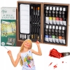 Farby akrylowe Creative Artist wielokolorowe + ołówek i pędzle 144ml 20 szt