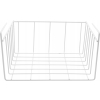 KOSZ KOSZYK METALOWY PODWIESZANY ORGANIZER POD PÓŁKĘ 30x26x14cm SZARY 3 szt