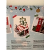 Miniaturowy domek do samodzielnego składania ŚWIĄTECZNY FOOD TRUCK led 3D