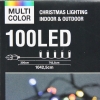 Lampki choinkowe zewnątrz wewnątrz 10mb 100 LED lampek kolorowych na święta