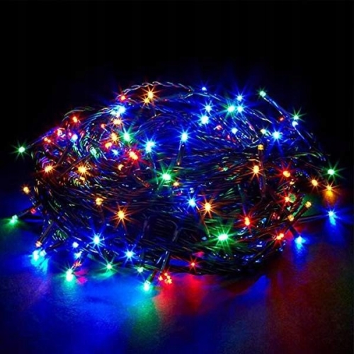 Lampki choinkowe zewnątrz wewnątrz 10mb 100 LED lampek kolorowych na święta