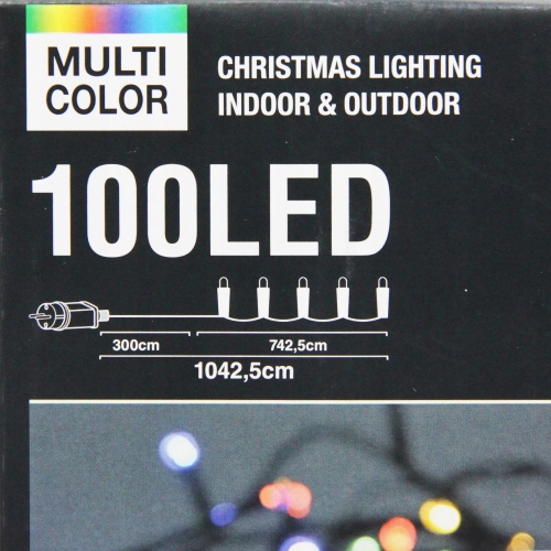 Lampki choinkowe zewnątrz wewnątrz 10mb 100 LED lampek kolorowych na święta