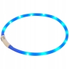 Obroża LED dla psa kota z możliwością wielokrotnego ładowania usb Czerwona