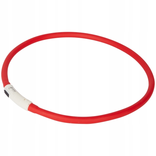 Obroża LED dla psa kota z możliwością wielokrotnego ładowania usb Czerwona