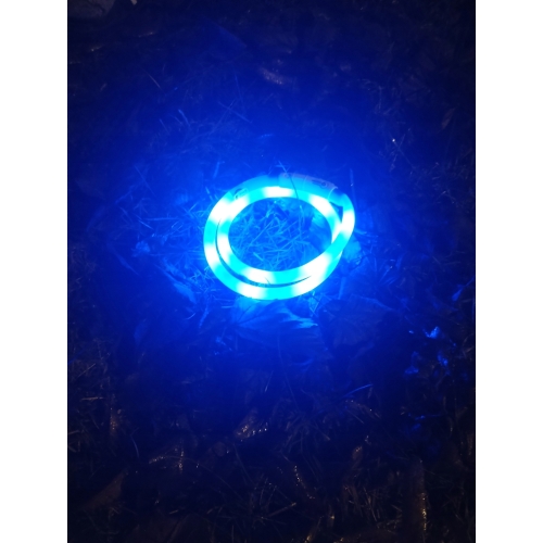Obroża LED dla psa kota z możliwością wielokrotnego ładowania usb Czerwona