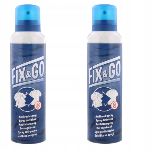 Spray do prasowania w 10 sekund FIX&GO Żelazko w Sprayu zestaw 2 x 200 ml