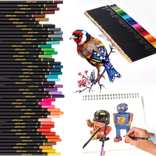 Kolorowe Kredki Ołówkowe 17 cm Profesjonalne Puszka XXL 48 sztuk Cameleon Y