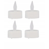 Tealights świeczki LED na baterię do Podgrzewaczy Zniczy świecą do 72h x 4
