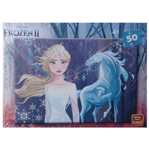 PUZZLE DISNEY FROZEN II KSIĘŻNICZKA Z KONIEM 50 SZTUK 30 X 20 CM DLA DZIECI
