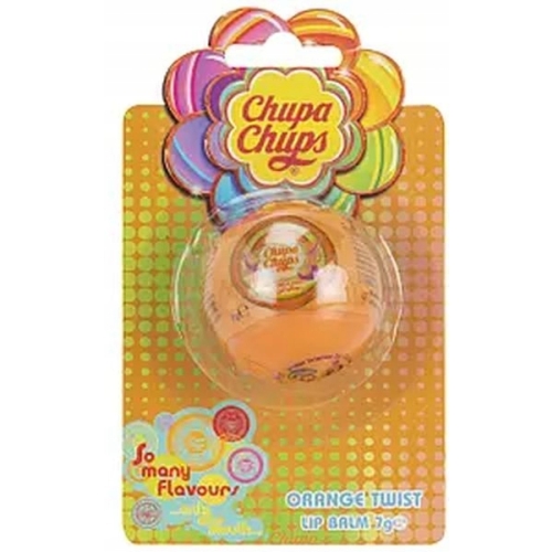 Balsam Do Ust Nawilżający w kulce ORANGE TWIST POMARAŃCZOWA Chupa Chups