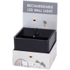 Lampa ścienna czujnik ruchu LED Kwadratowa + możliwość ładowania UsbC Biała