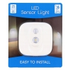 Lampa ścienna czujnik ruchu LED Kwadratowa + możliwość ładowania UsbC Biała