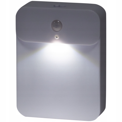 Lampa ścienna czujnik ruchu LED Kwadratowa + możliwość ładowania UsbC Biała