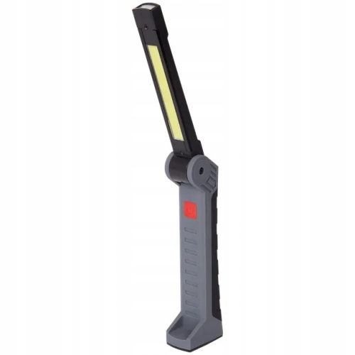 Lampa latarka warsztatowaz magnesem led akumulatorowa trzy tryby świecenia