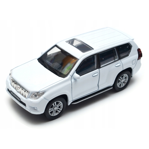 Toyota Land Cruiser Prado kolekcjonerski model samochodu welly 1;34 biały