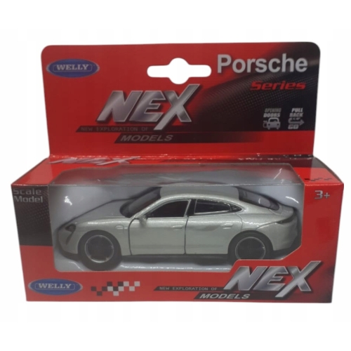 PORSCHE TAYCAN TURBO S metalowy kolekcjonerski model samochodu welly 1;34
