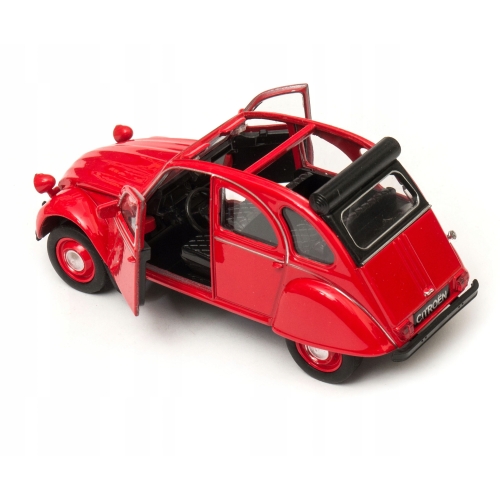 CITROEN 2Cv KOLEKCJONERSKI METALOWY MODEL SAMOCHÓD RESORAK WELLY 1.34 SZARY