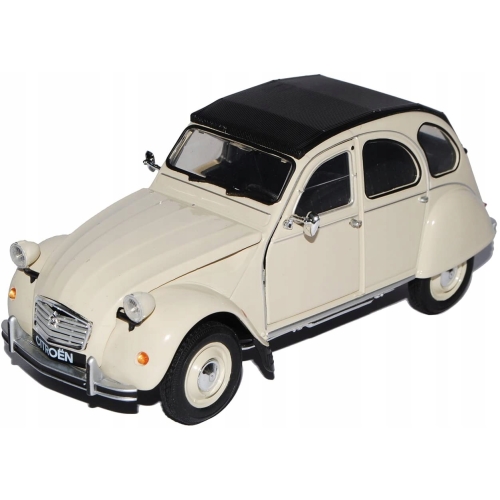 CITROEN 2Cv KOLEKCJONERSKI METALOWY MODEL SAMOCHÓD RESORAK WELLY 1.34 SZARY
